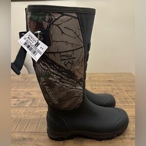 NWT Lacrosse 4X Alpha Camo Waterproof Snake Boot 16" Realtree Xtra Green - SZ 11